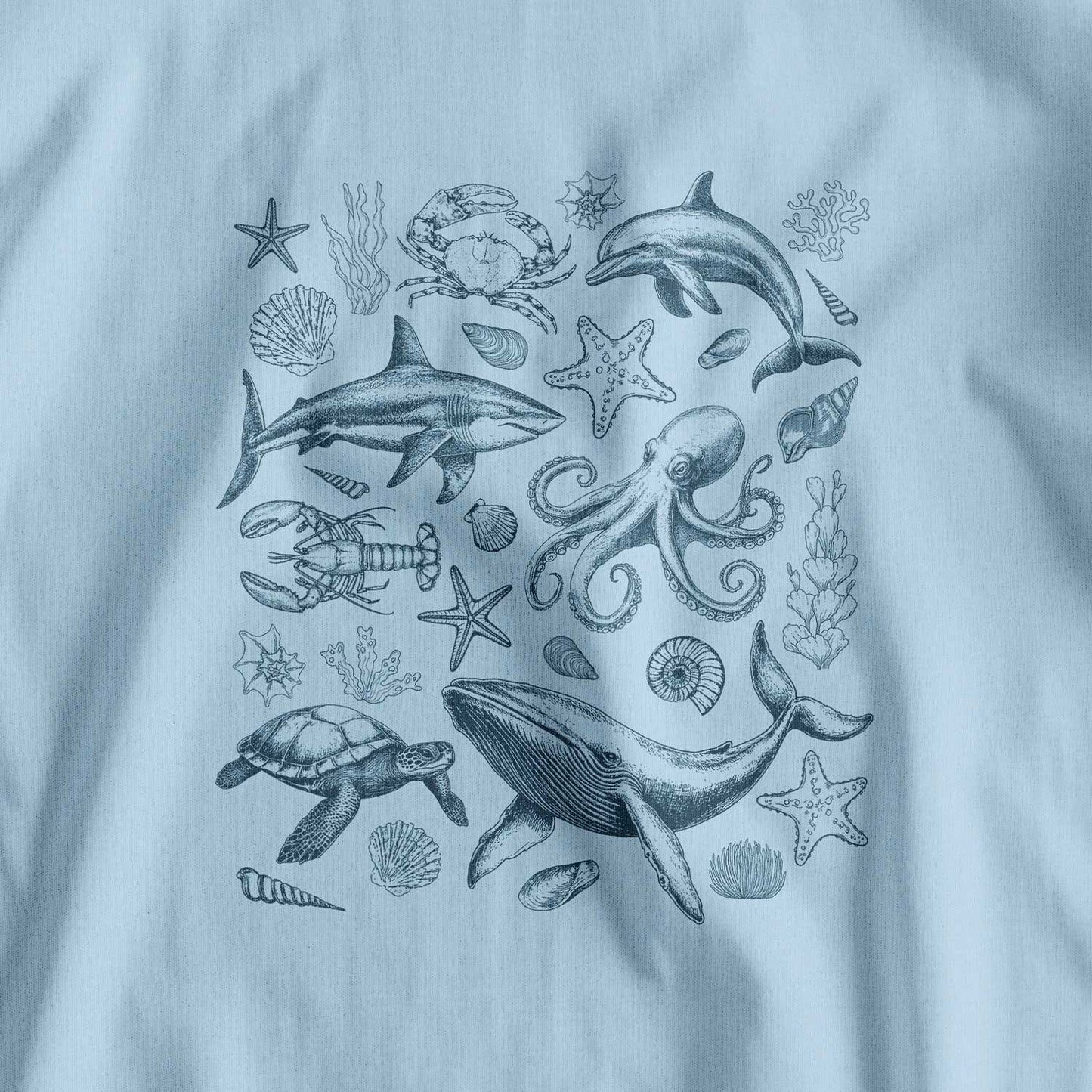 Retro 90s Sea Creatures T-Shirt