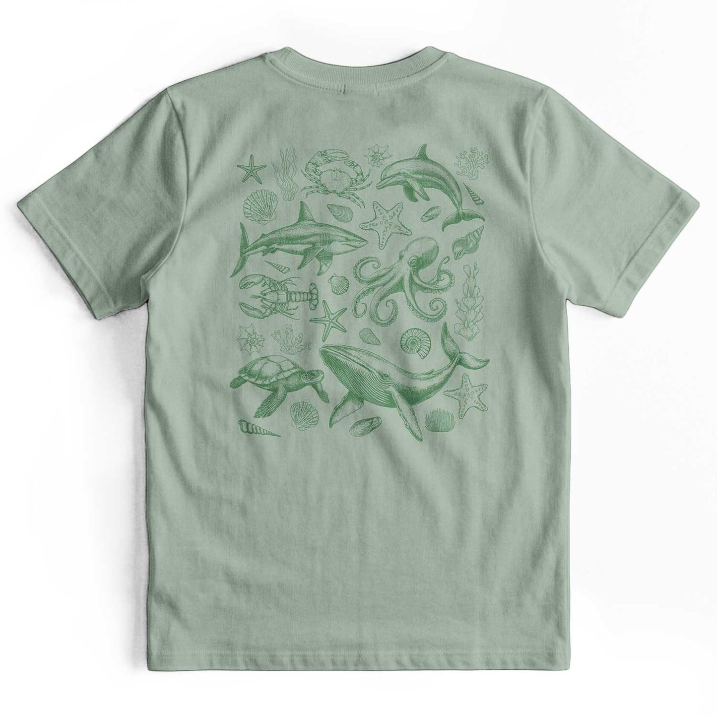 Retro 90s Sea Creatures Ocean Lover T-Shirt