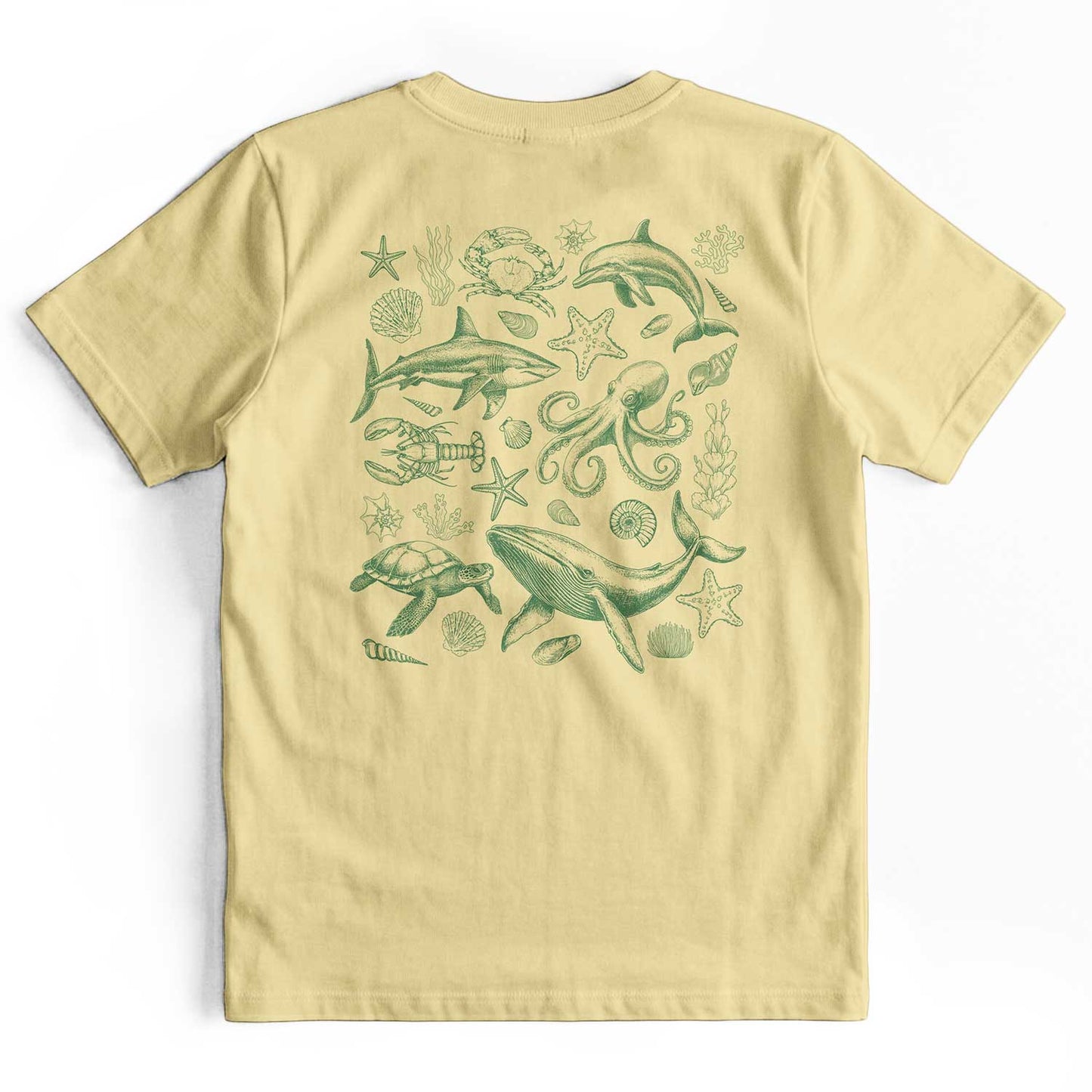 Retro 90s Sea Creatures Ocean Lover T-Shirt