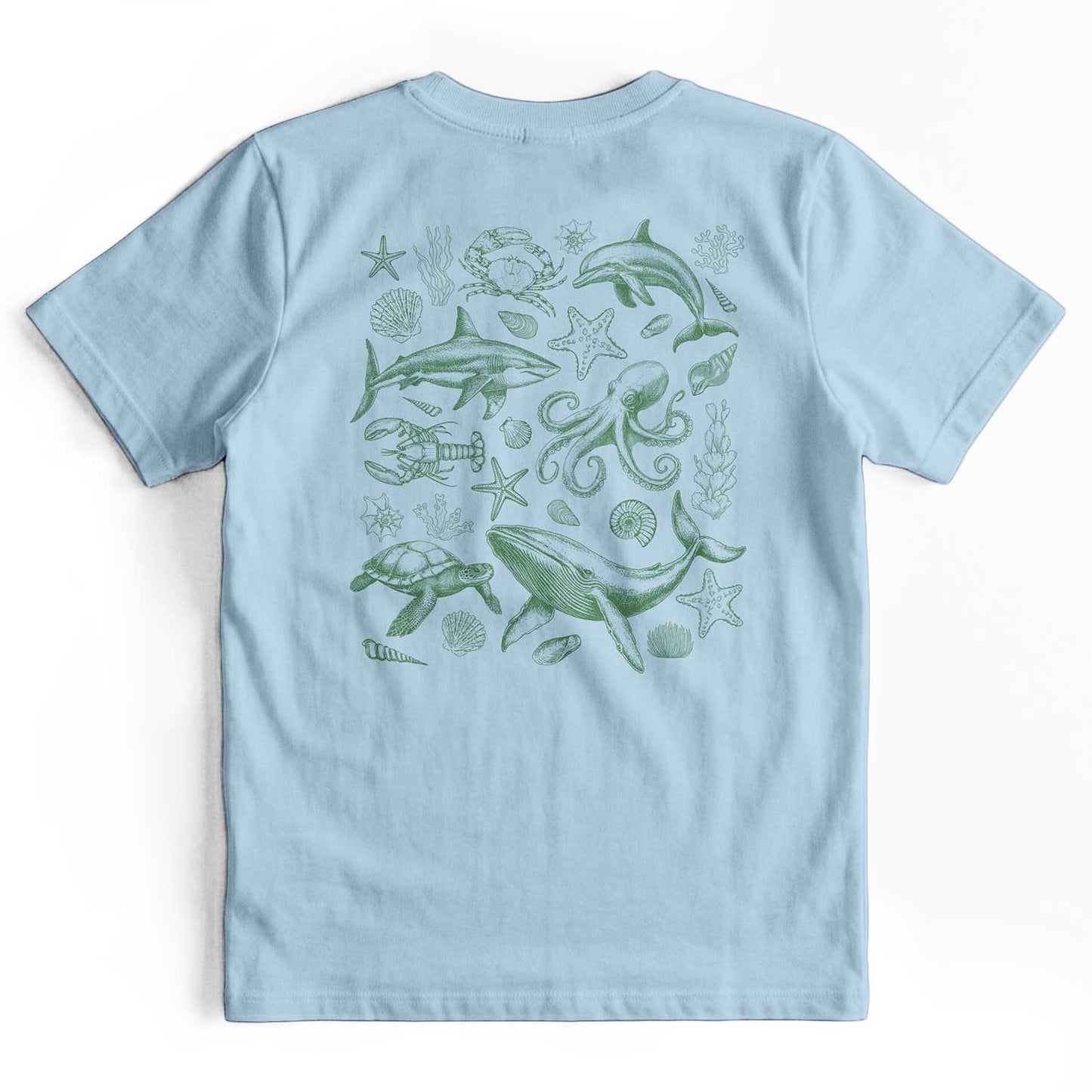 Retro 90s Sea Creatures Ocean Lover T-Shirt