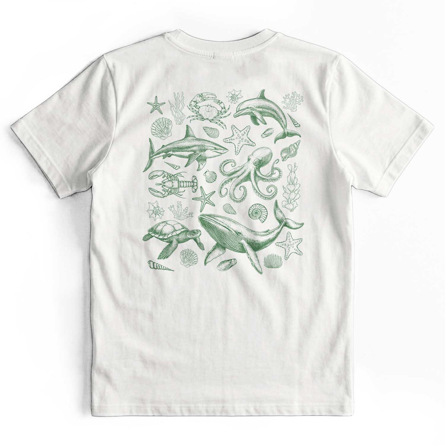 Retro 90s Sea Creatures Ocean Lover T-Shirt