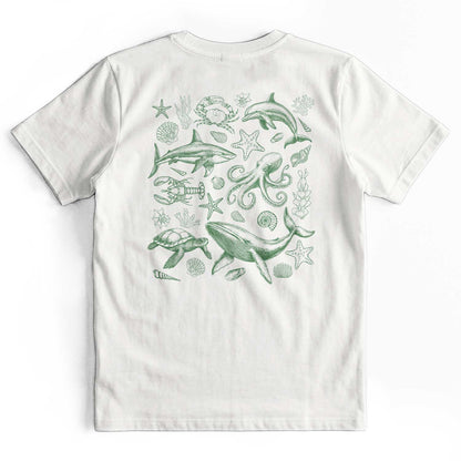Retro 90s Sea Creatures Ocean Lover T-Shirt