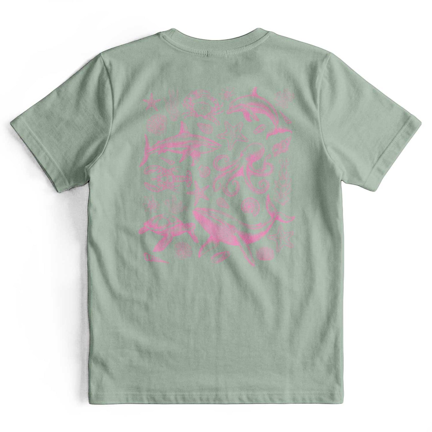 Retro 90s Sea Animals Ocean Lover T-Shirt