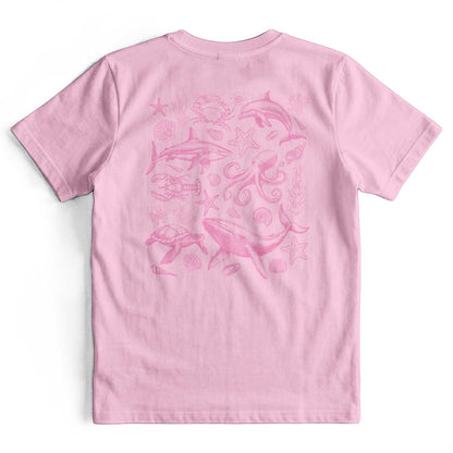 Retro 90s Sea Animals Ocean Lover T-Shirt