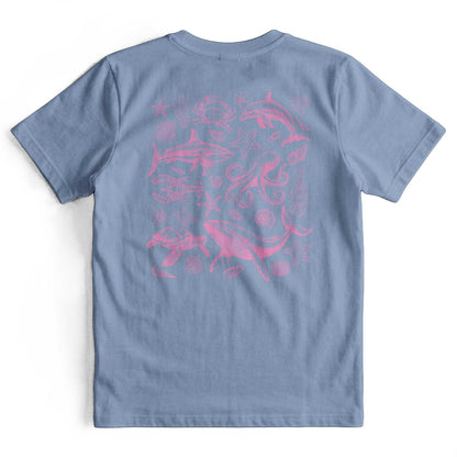 Retro 90s Sea Animals Ocean Lover T-Shirt