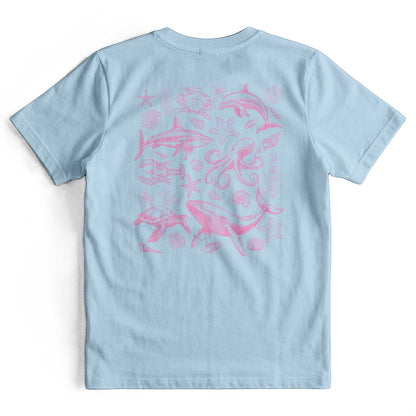 Retro 90s Sea Animals Ocean Lover T-Shirt