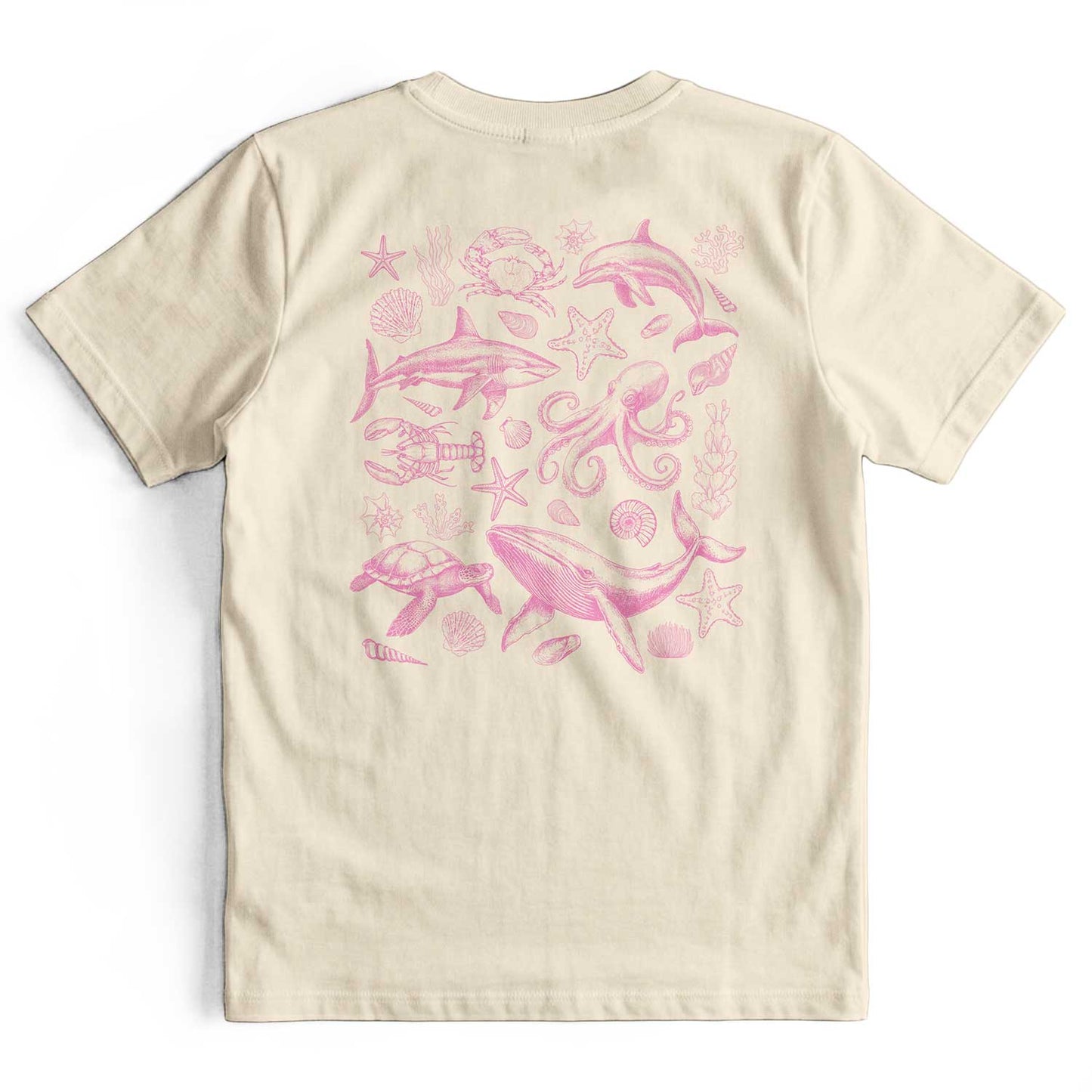 Retro 90s Sea Animals Ocean Lover T-Shirt