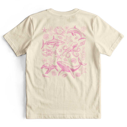 Retro 90s Sea Animals Ocean Lover T-Shirt