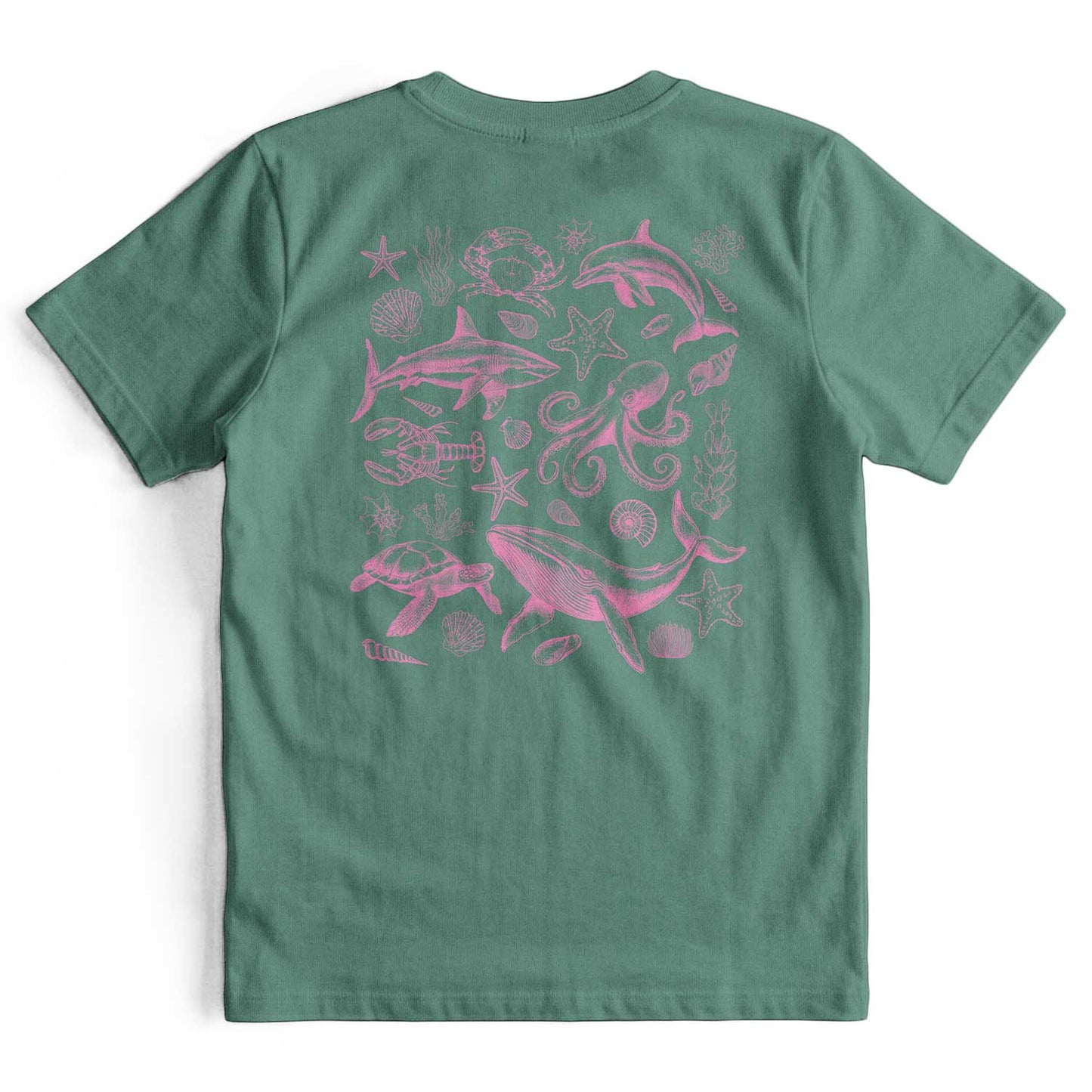 Retro 90s Sea Animals Ocean Lover T-Shirt