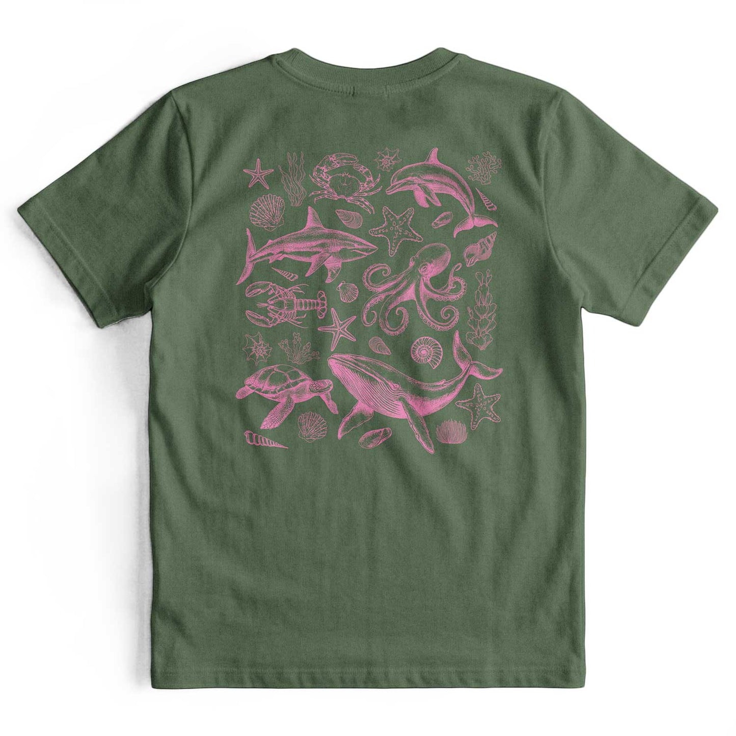 Retro 90s Sea Animals Ocean Lover T-Shirt