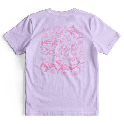 Retro 90s Sea Animals Ocean Lover T-Shirt