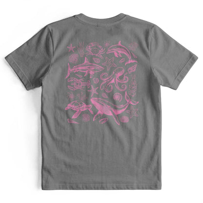 Retro 90s Sea Animals Ocean Lover T-Shirt