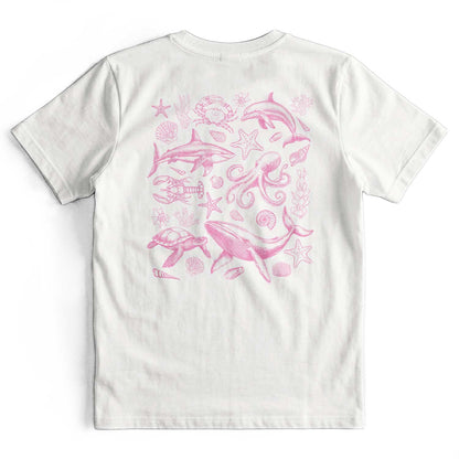 Retro 90s Sea Animals Ocean Lover T-Shirt