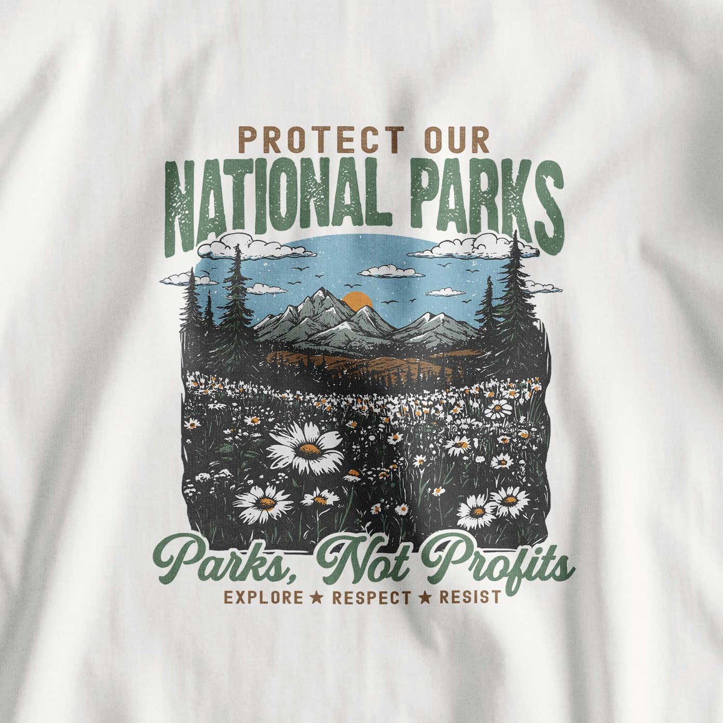 Protect Our National Parks Vintage T-Shirt
