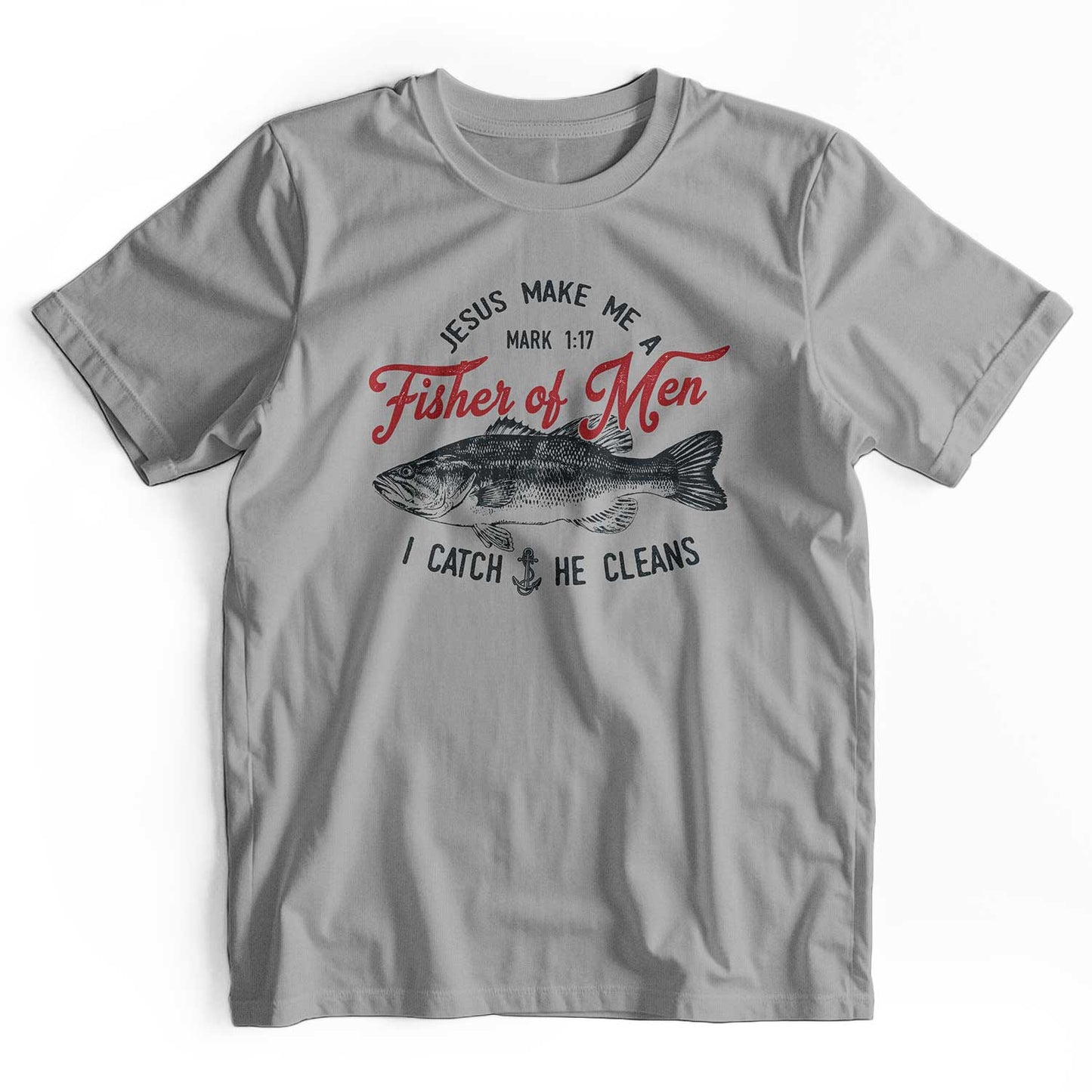 Jesus Fisher of Men Retro Christian T-Shirt