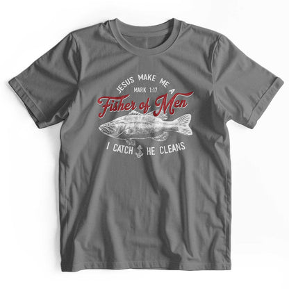Jesus Fisher of Men Retro Christian T-Shirt