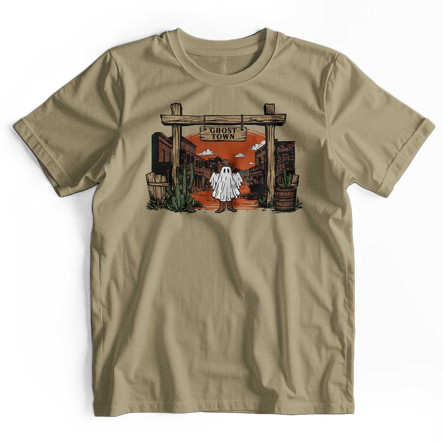 Western Halloween Ghost Town T-Shirt