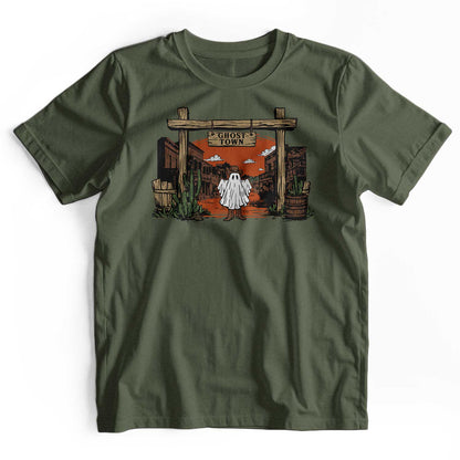 Western Halloween Ghost Town T-Shirt