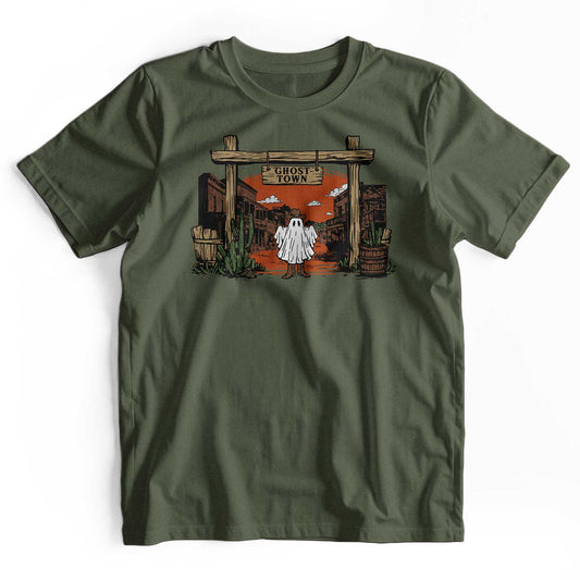 Western Halloween Ghost Town T-Shirt