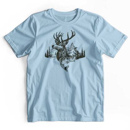 Camo Hunting Deer Duck Fish T-Shirt