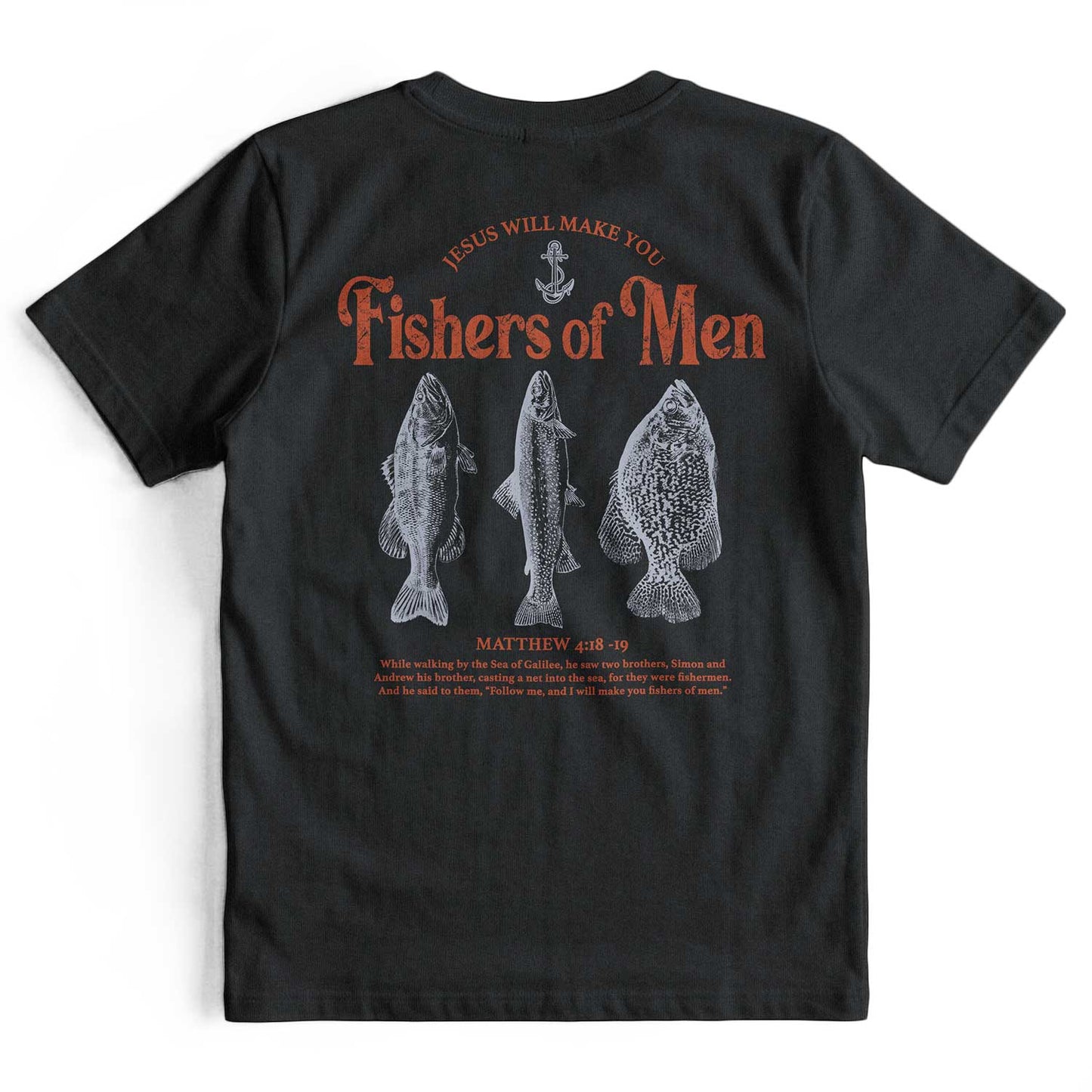 Jesus Fisher of Men Retro Christian T-Shirt