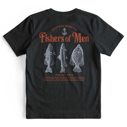 Jesus Fisher of Men Retro Christian T-Shirt