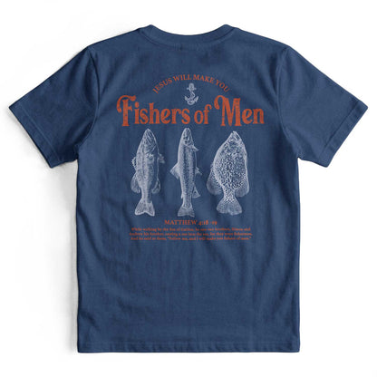 Jesus Fisher of Men Retro Christian T-Shirt
