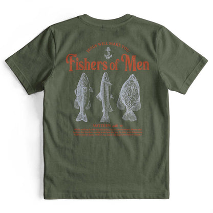 Jesus Fisher of Men Retro Christian T-Shirt