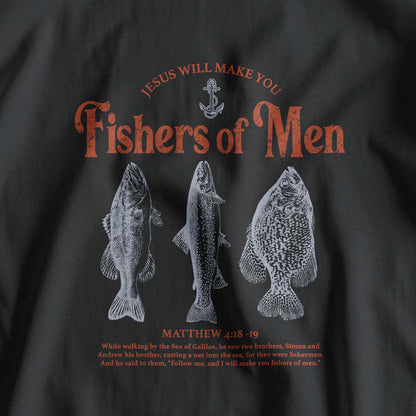 Jesus Fisher of Men Retro Christian T-Shirt