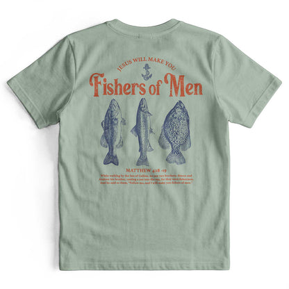 Jesus Fisher of Men Retro Christian T-Shirt