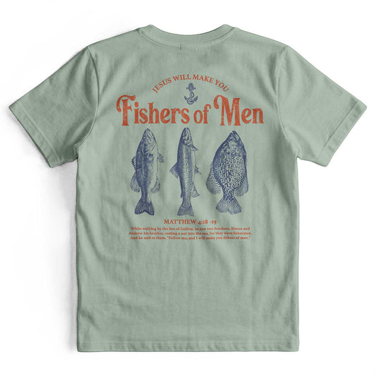 Jesus Fisher of Men Retro Christian T-Shirt