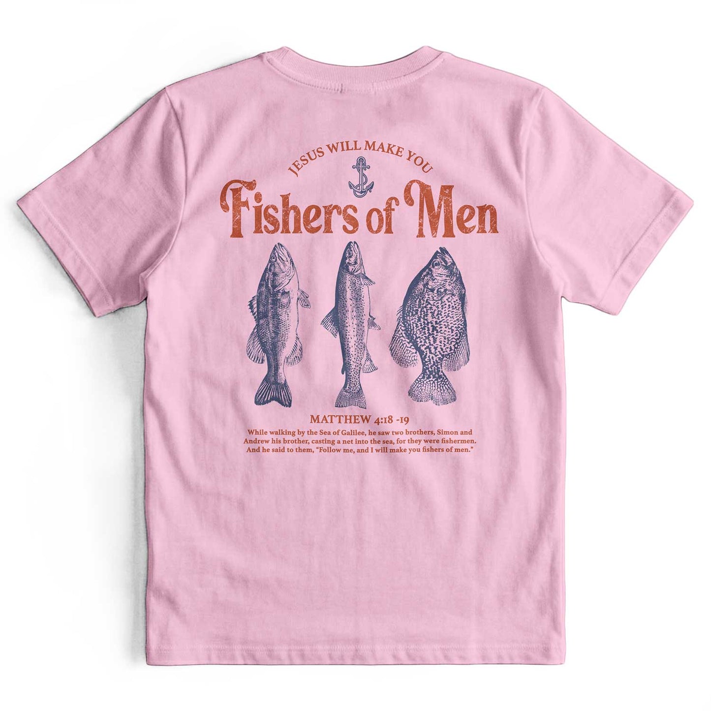 Jesus Fisher of Men Retro Christian T-Shirt