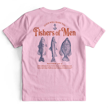 Jesus Fisher of Men Retro Christian T-Shirt