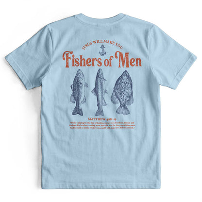 Jesus Fisher of Men Retro Christian T-Shirt
