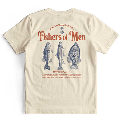 Jesus Fisher of Men Retro Christian T-Shirt