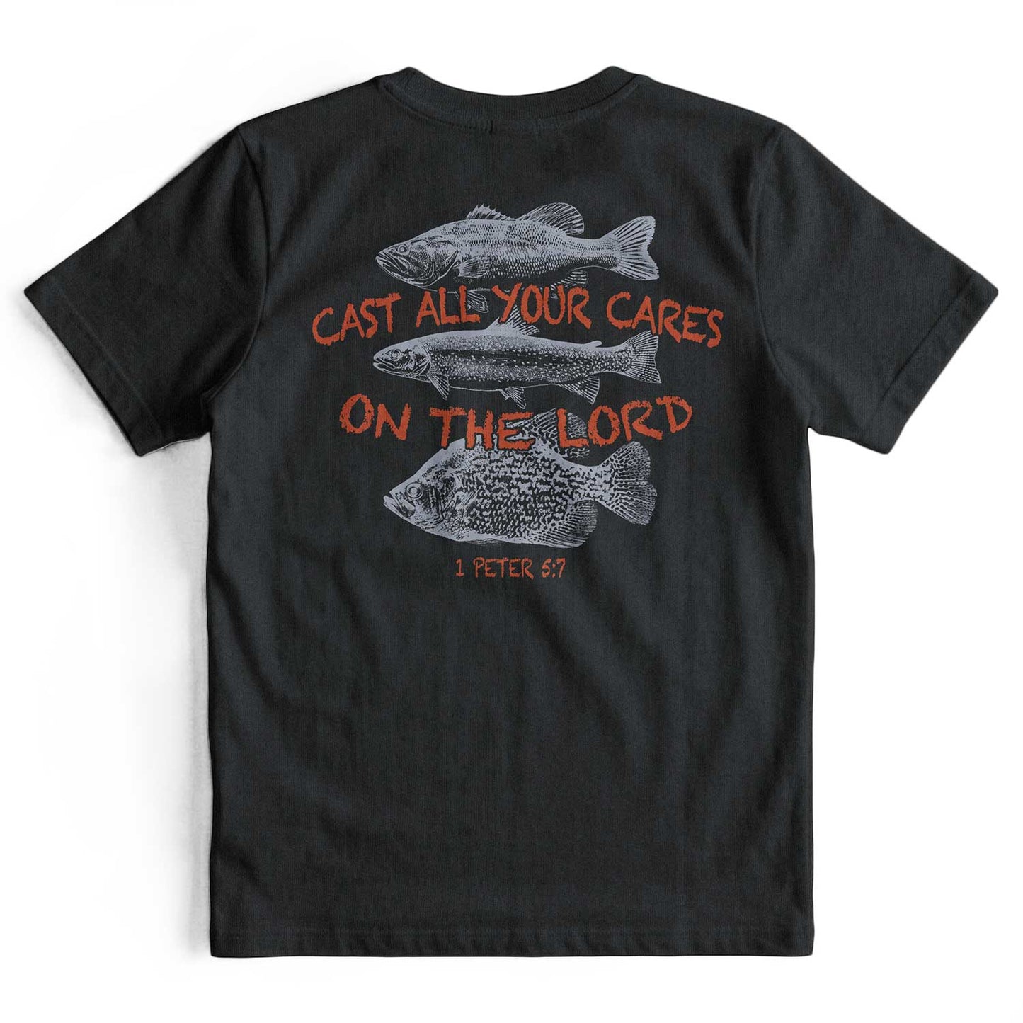 Cast All Your Cares On The Lord Retro Christian T-Shirt