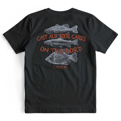 Cast All Your Cares On The Lord Retro Christian T-Shirt