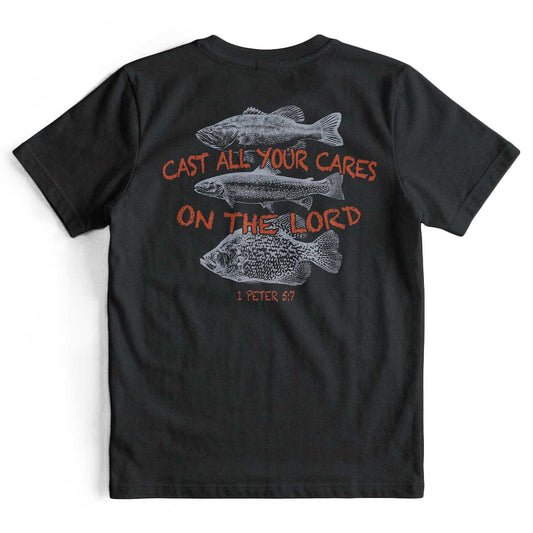 Cast All Your Cares On The Lord Retro Christian T-Shirt