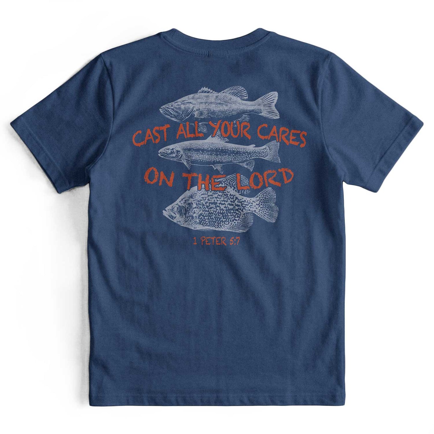 Cast All Your Cares On The Lord Retro Christian T-Shirt