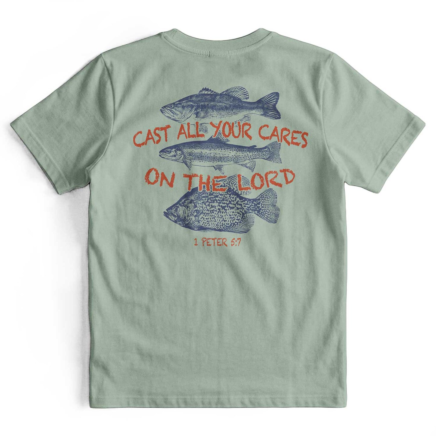 Cast All Your Cares On The Lord Retro Christian T-Shirt