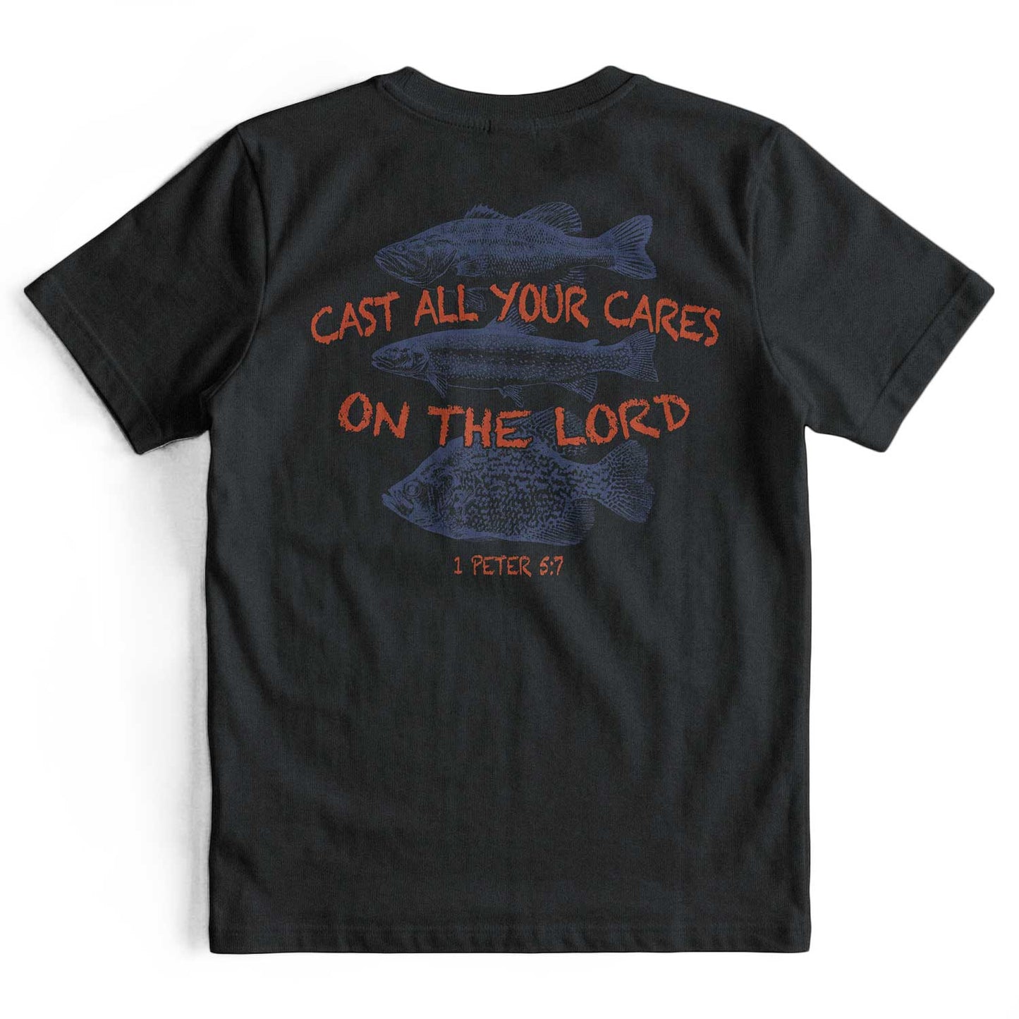 Cast All Your Cares On The Lord Retro Christian T-Shirt