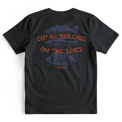 Cast All Your Cares On The Lord Retro Christian T-Shirt
