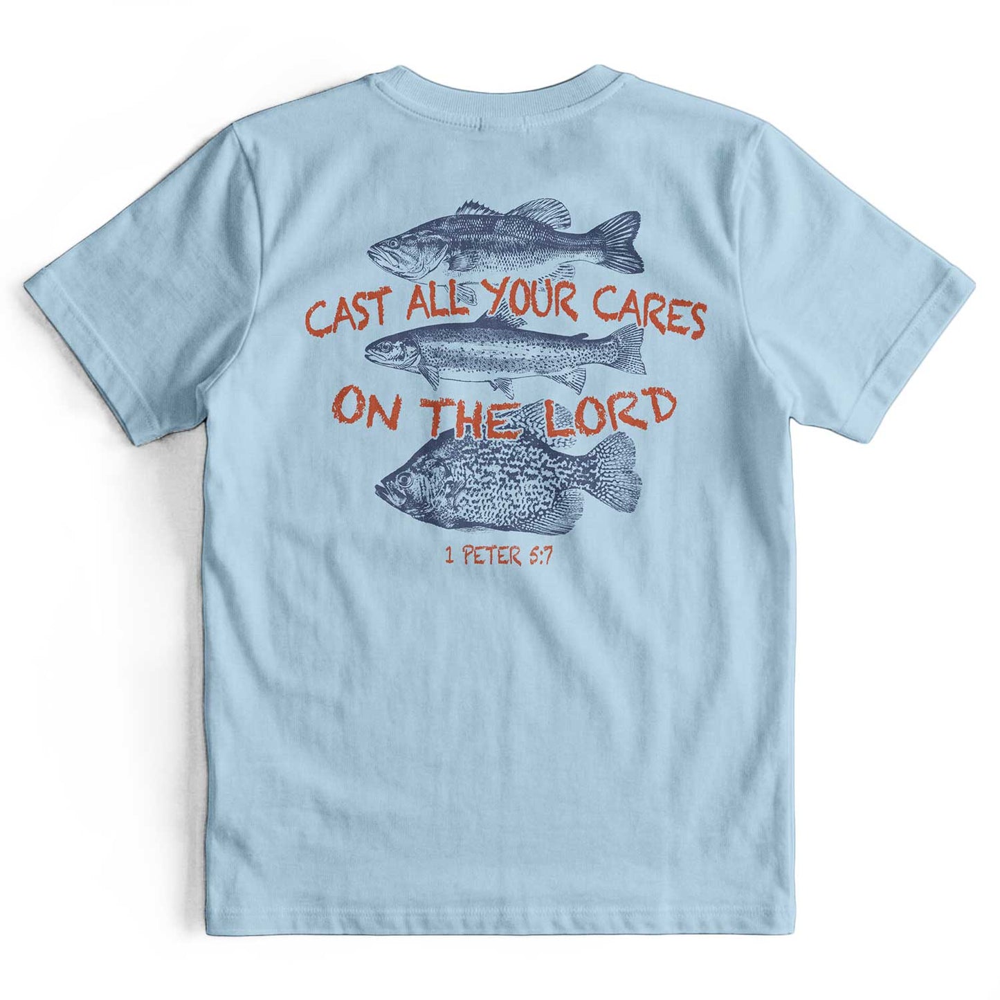 Cast All Your Cares On The Lord Retro Christian T-Shirt