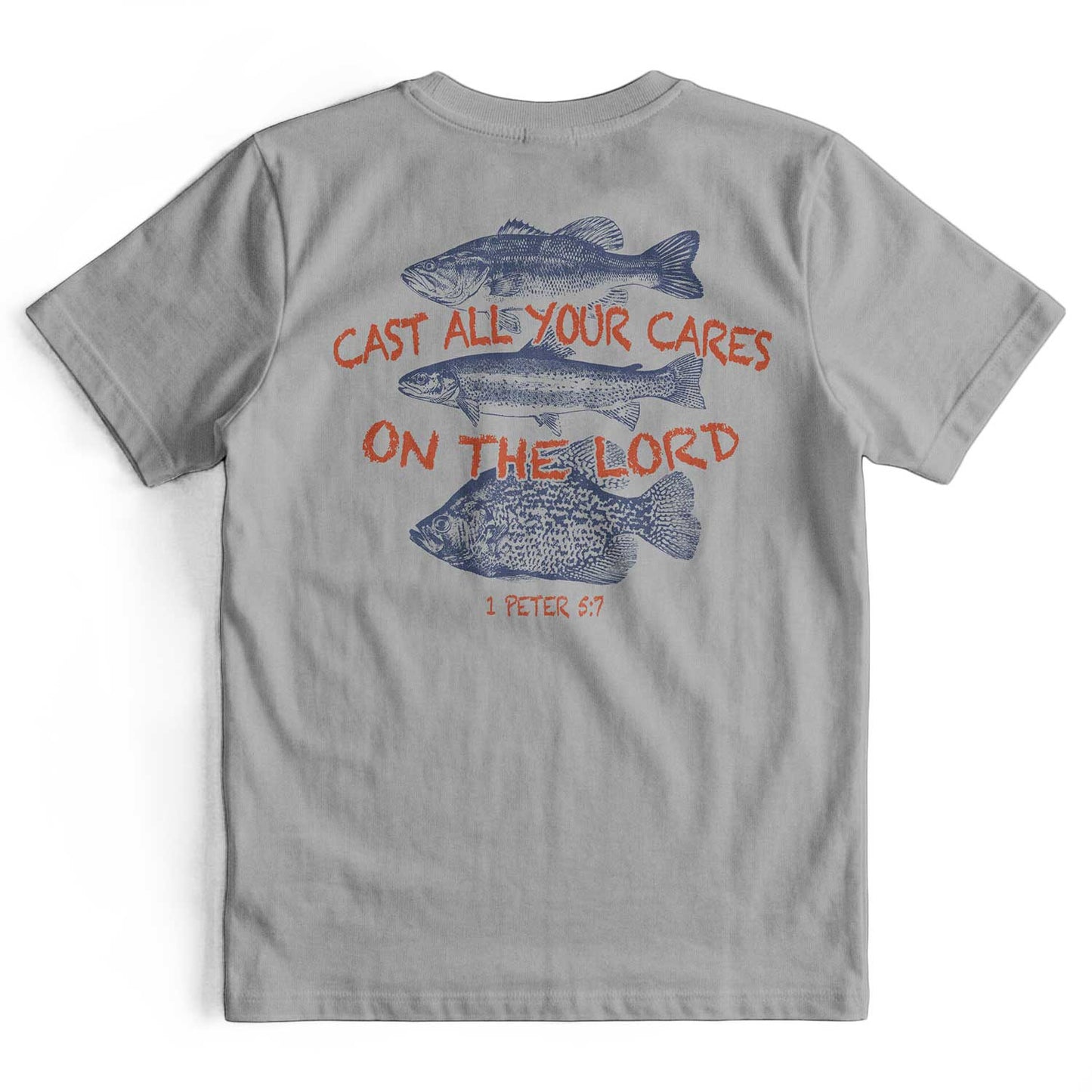 Cast All Your Cares On The Lord Retro Christian T-Shirt