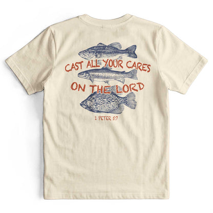Cast All Your Cares On The Lord Retro Christian T-Shirt