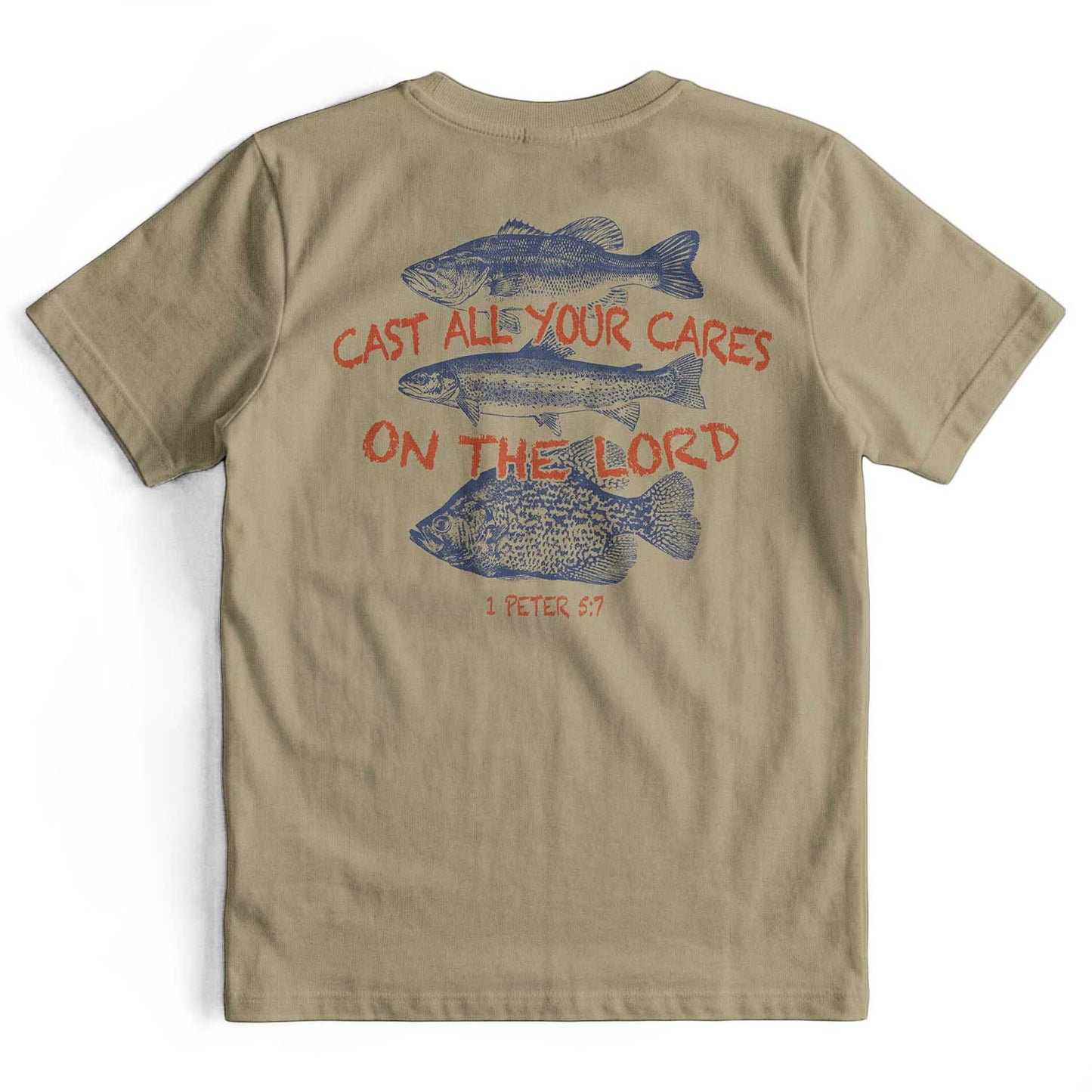 Cast All Your Cares On The Lord Retro Christian T-Shirt