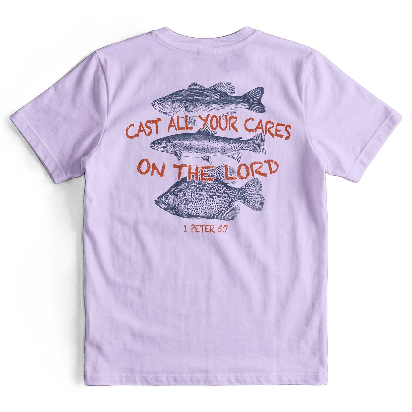 Cast All Your Cares On The Lord Retro Christian T-Shirt