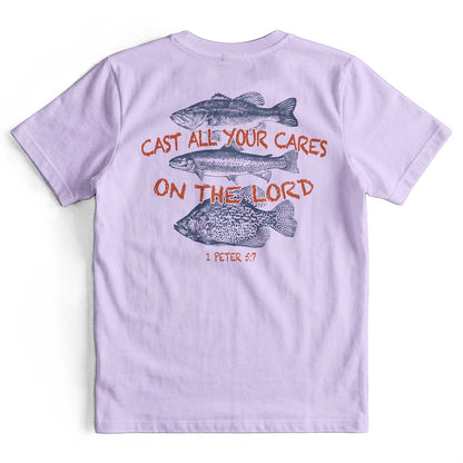 Cast All Your Cares On The Lord Retro Christian T-Shirt