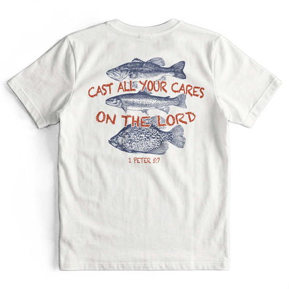 Cast All Your Cares On The Lord Retro Christian T-Shirt